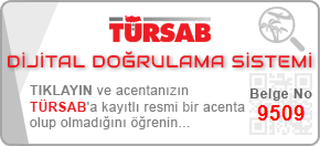 TRIP NOW TURSAB License A-9509 for Van Rental and Airport Transfers Turkey